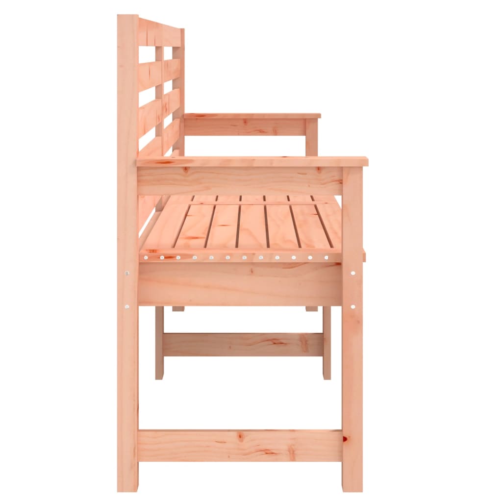 Solid Wood Douglas Garden Bench - 159.5x48x91.5 cm Outdoor Seating