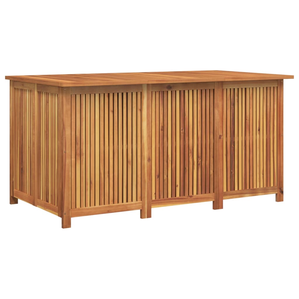 Solid Acacia Wood Garden Storage Box 150x80x75 cm