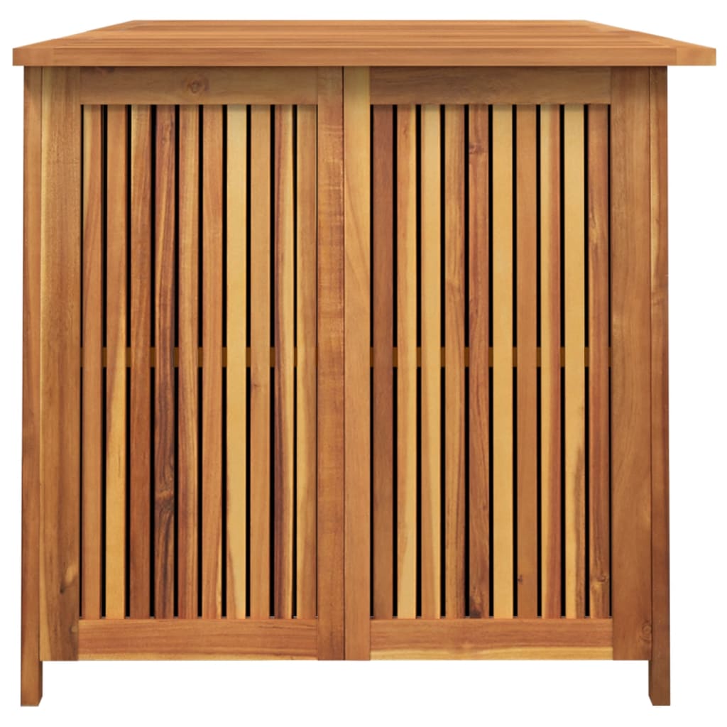 Solid Acacia Wood Garden Storage Box 150x80x75 cm
