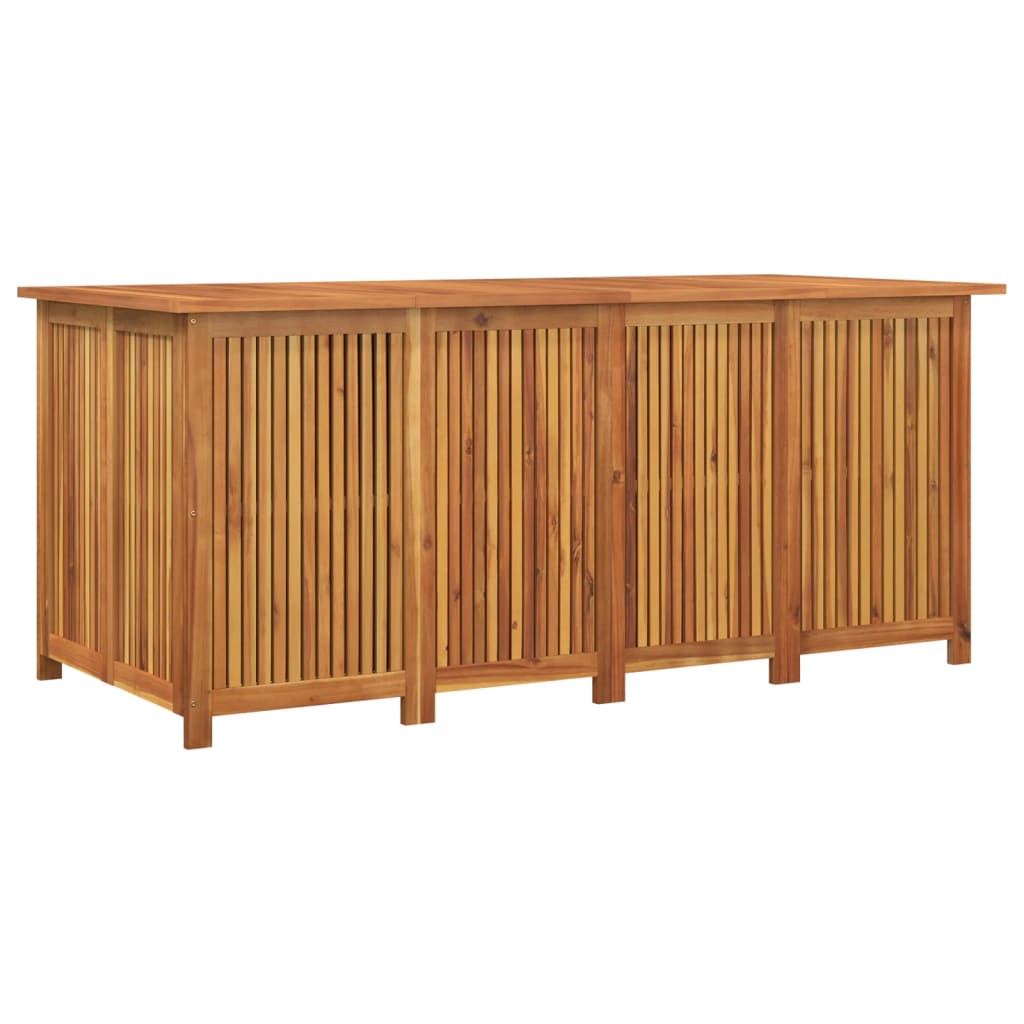 Solid Acacia Garden Storage Box 175x80x75 cm - Durable & Stylish
