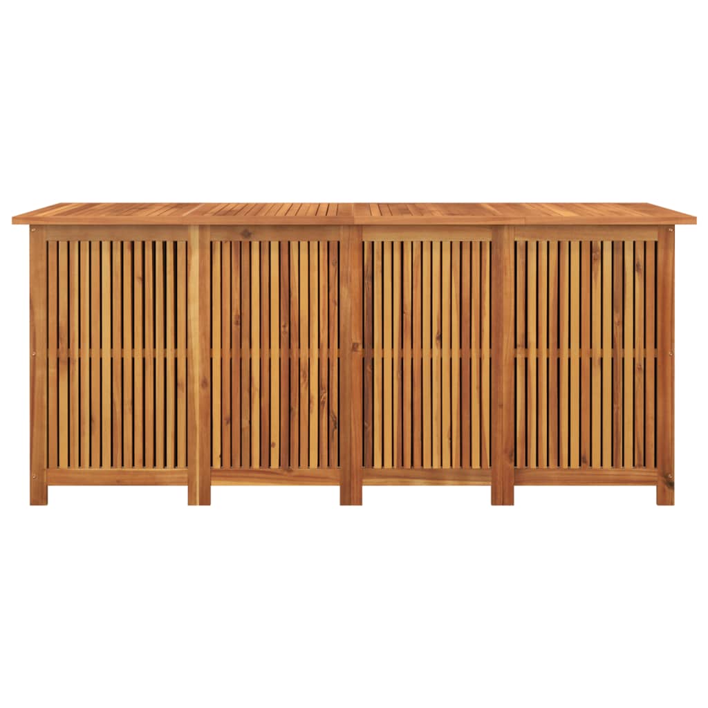 Solid Acacia Garden Storage Box 175x80x75 cm - Durable & Stylish