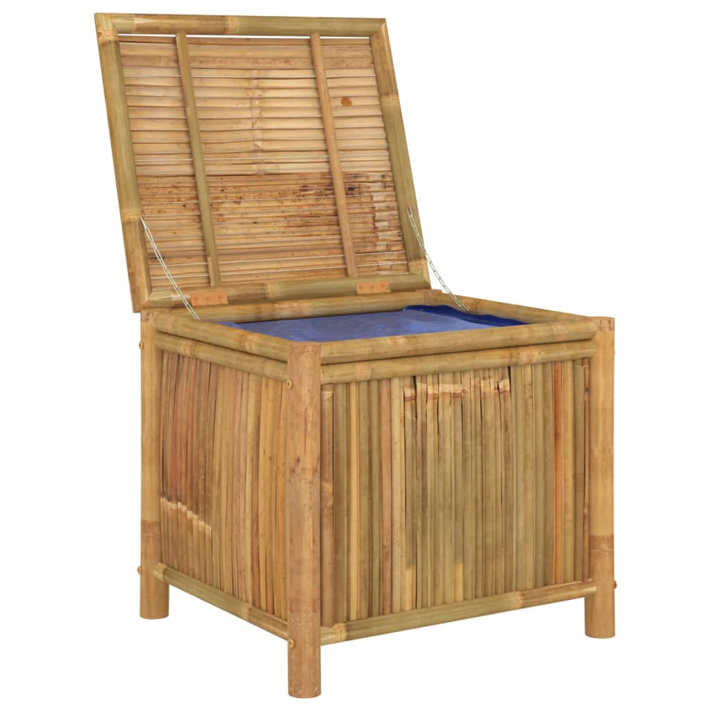 Compact Bamboo Garden Storage Box 60x52x55cm – Stylish & Durable