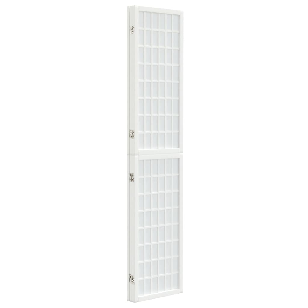 White 3-Panel Japanese-Style Folding Room Divider, 120x170cm