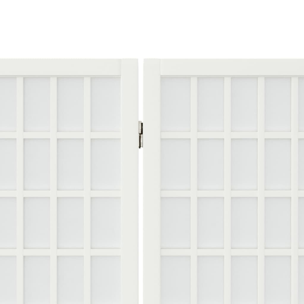 White 3-Panel Japanese-Style Folding Room Divider, 120x170cm