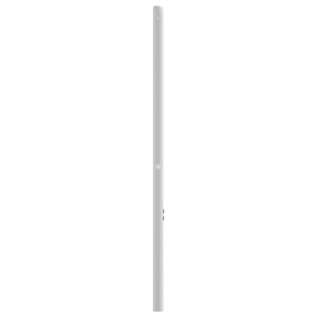 White Metal Headboard - Elegant 80 cm Frame for Any Bedroom