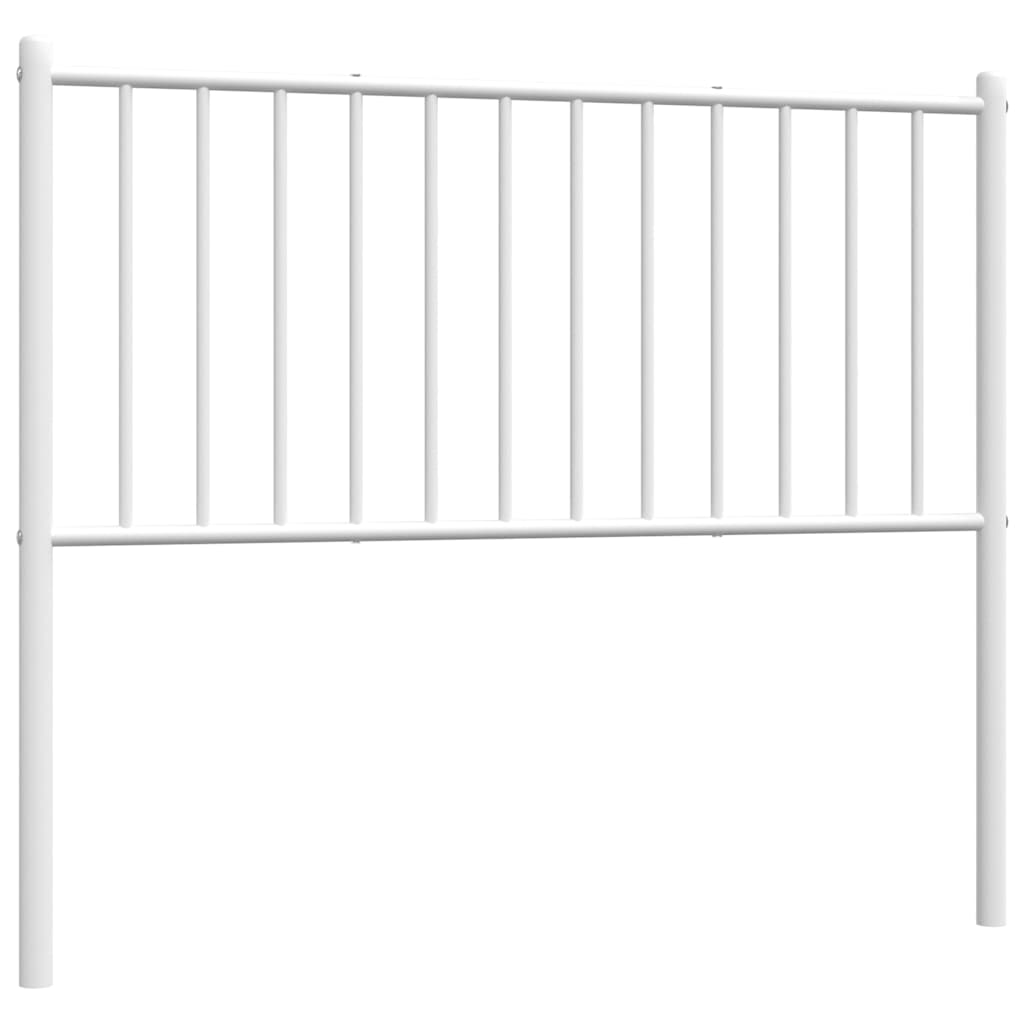 Elegant White Metal Headboard – 100 cm for Stylish Bedrooms