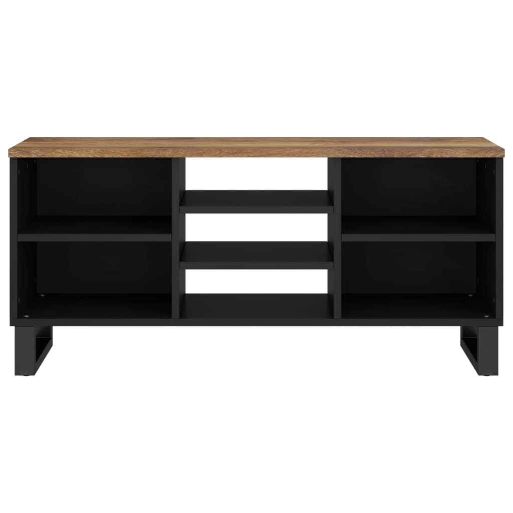 TV Cabinet 100x33x46 cm Solid Wood Mango&Engineered Wood