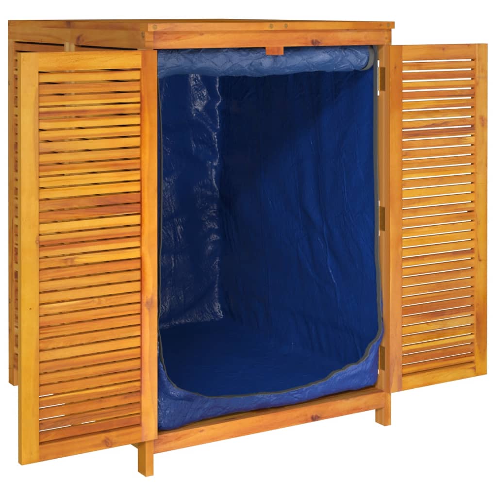 Solid Acacia Garden Storage Box 70x87x104 cm - Durable & Stylish
