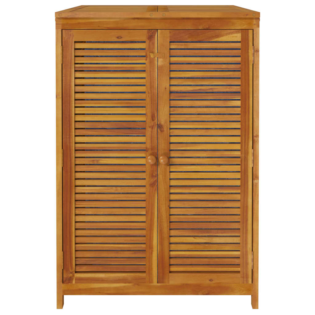 Solid Acacia Garden Storage Box 70x87x104 cm - Durable & Stylish