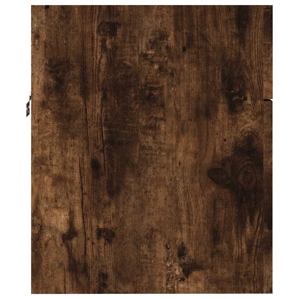 2-Piece Smoked Oak Bathroom Set - Engineered Wood