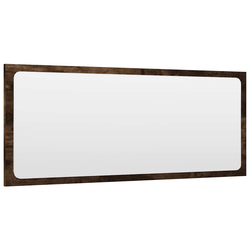 2-Piece Smoked Oak Bathroom Set - Engineered Wood