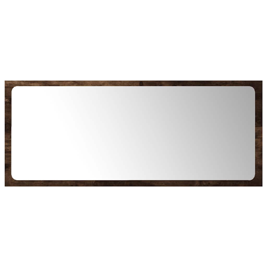 2-Piece Smoked Oak Bathroom Set - Engineered Wood