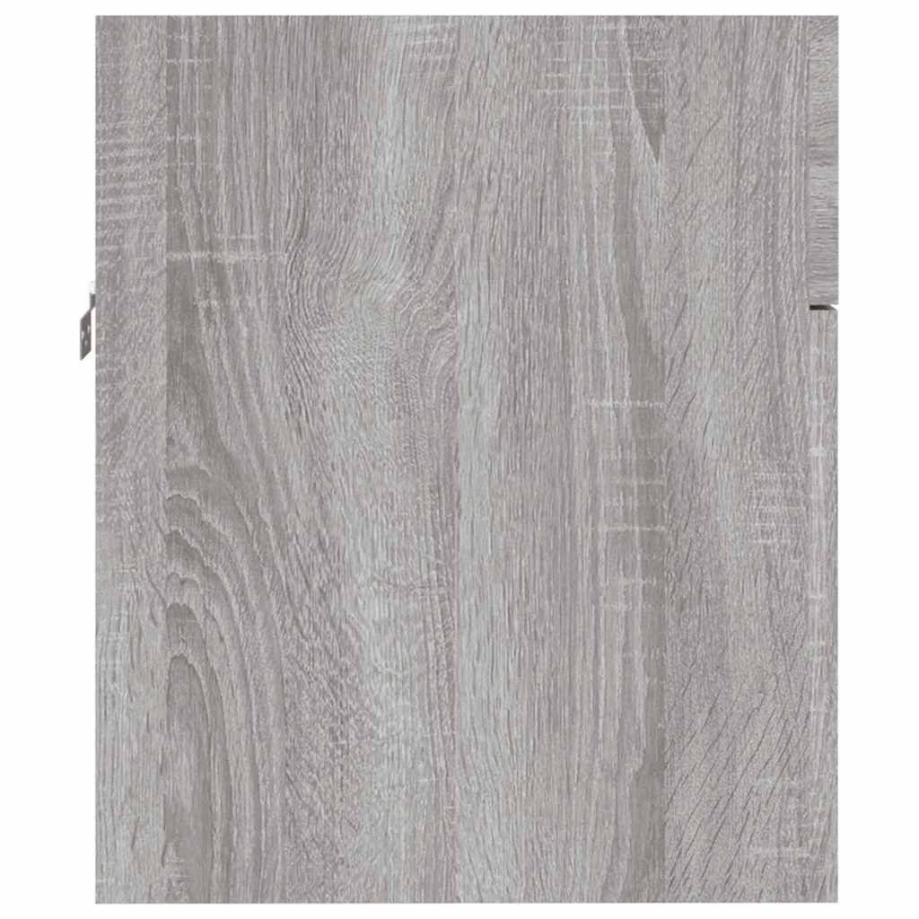 2-Piece Grey Sonoma Engineered Wood Bathroom Set