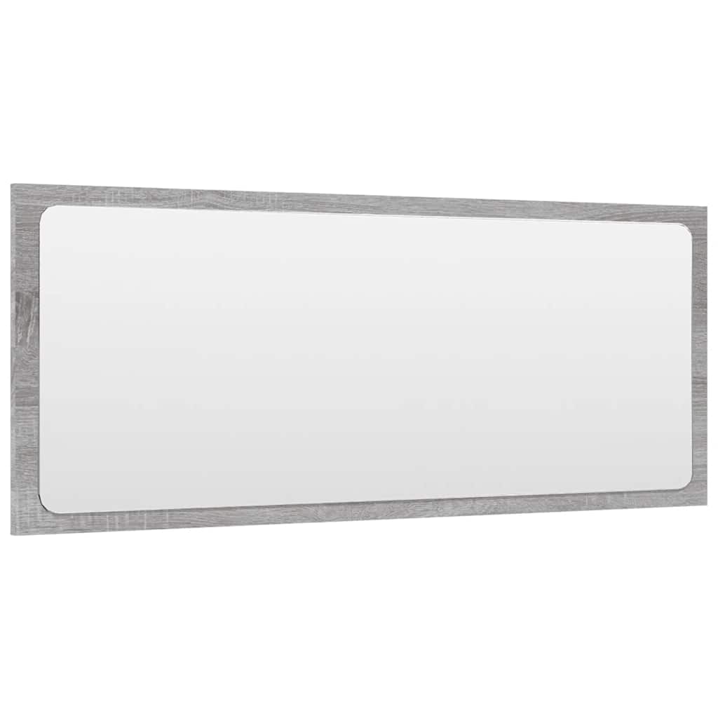 2-Piece Grey Sonoma Engineered Wood Bathroom Set