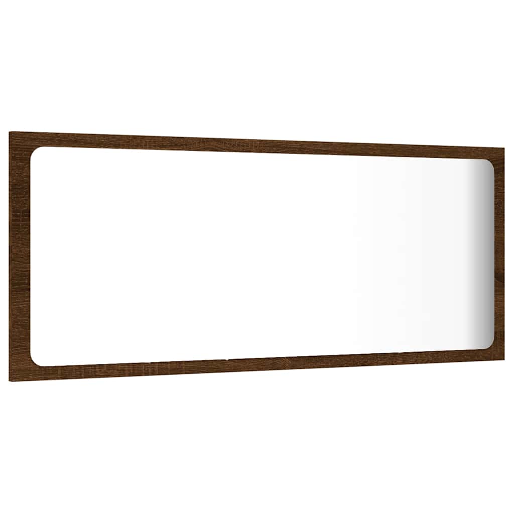 2-Piece Brown Oak Bathroom Set - Engineered Wood