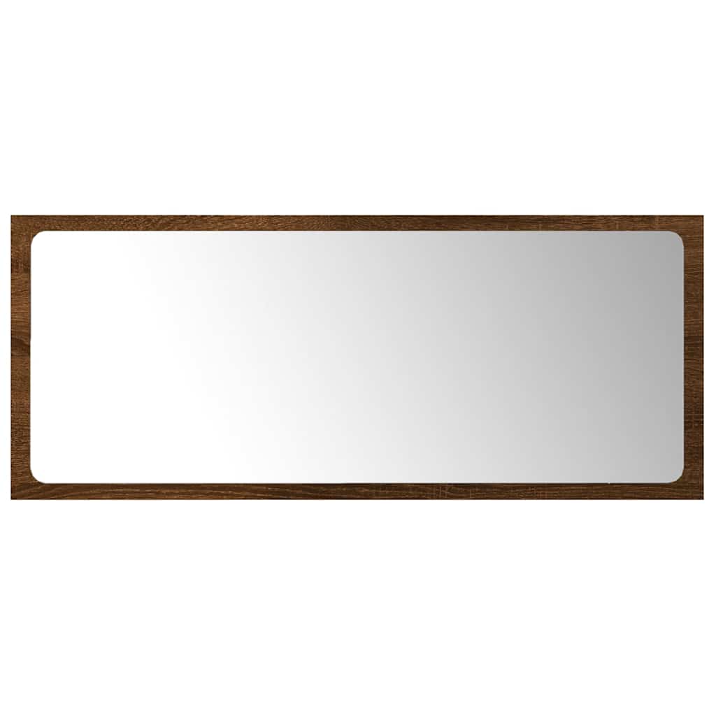 2-Piece Brown Oak Bathroom Set - Engineered Wood