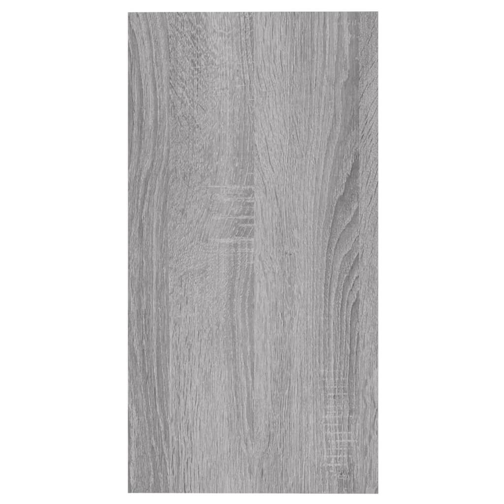 Sonoma Grey Side Table - Engineered Wood 50x26x50 cm