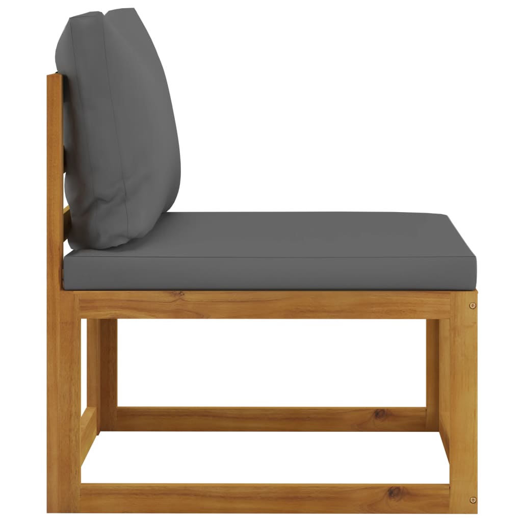 Elegant 3-Piece Acacia Wood Garden Lounge Set with Cushions