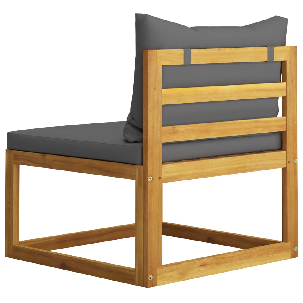 Elegant 3-Piece Acacia Wood Garden Lounge Set with Cushions