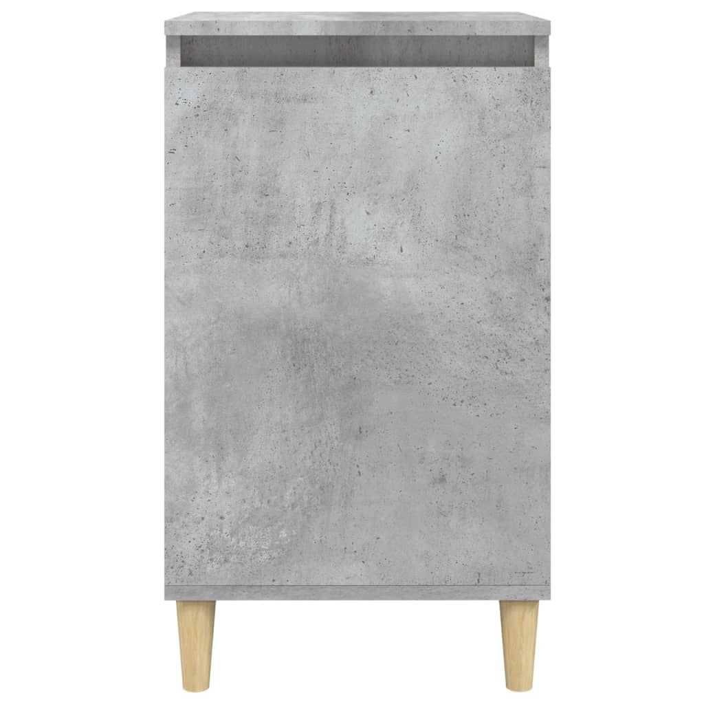 Concrete Grey Bedside Cabinet 40x35x70 cm - Engineered Wood