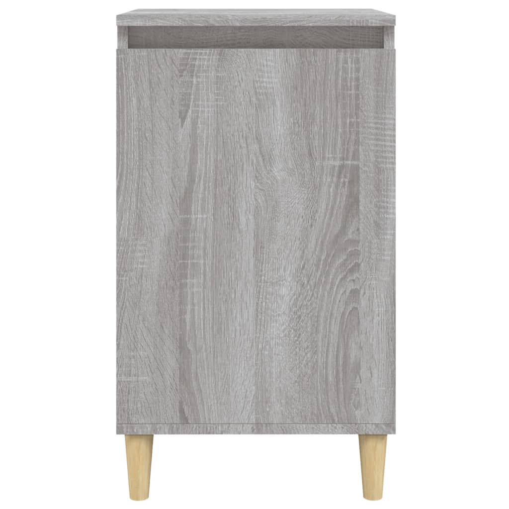 Grey Sonoma Engineered Wood Bedside Cabinets, 2 Pcs, 40x35x70 cm