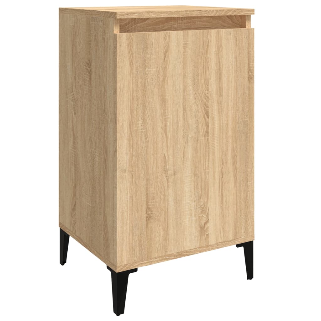 Sonoma Oak Bedside Cabinets Set, 40x35x70 cm, Engineered Wood