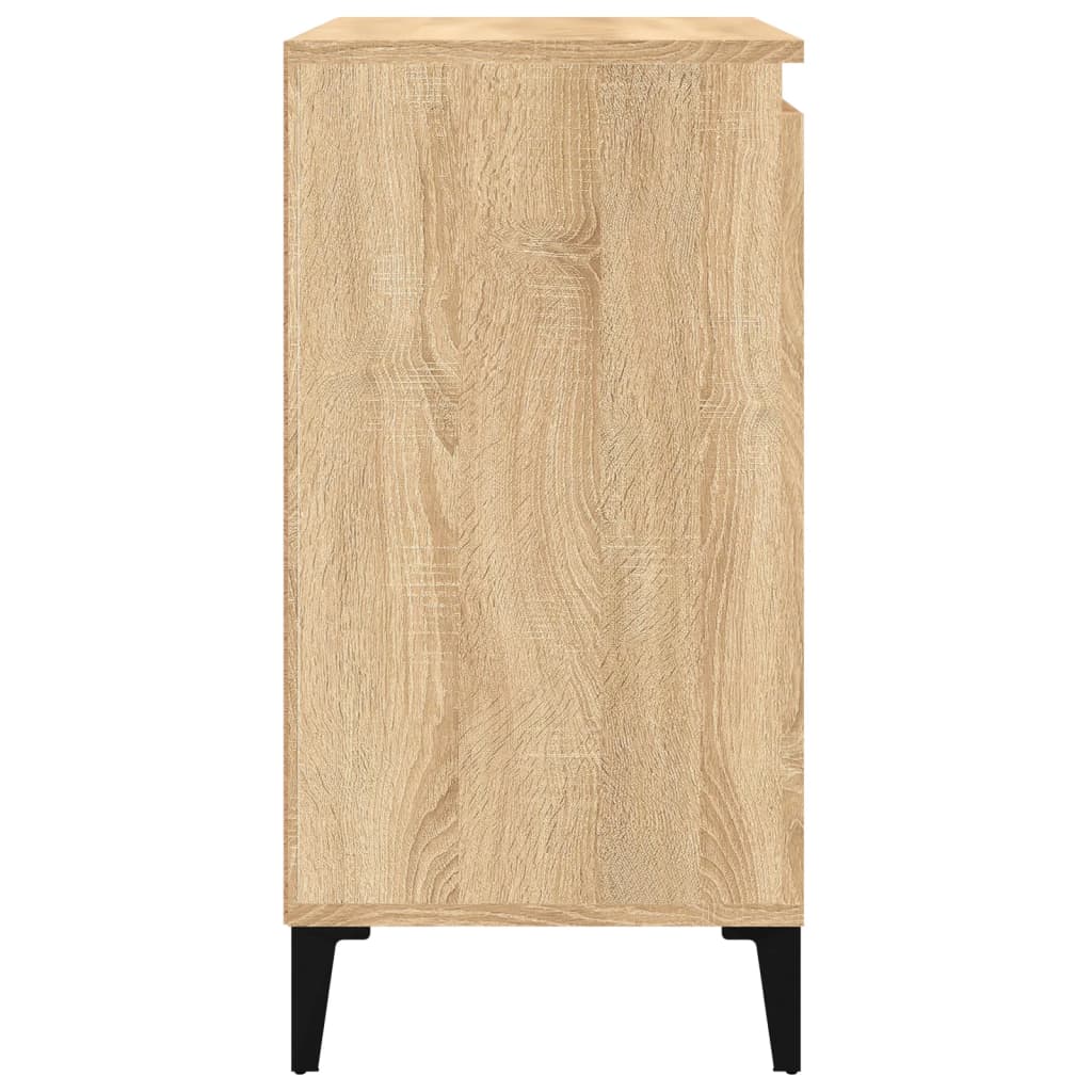 Sonoma Oak Bedside Cabinets Set, 40x35x70 cm, Engineered Wood