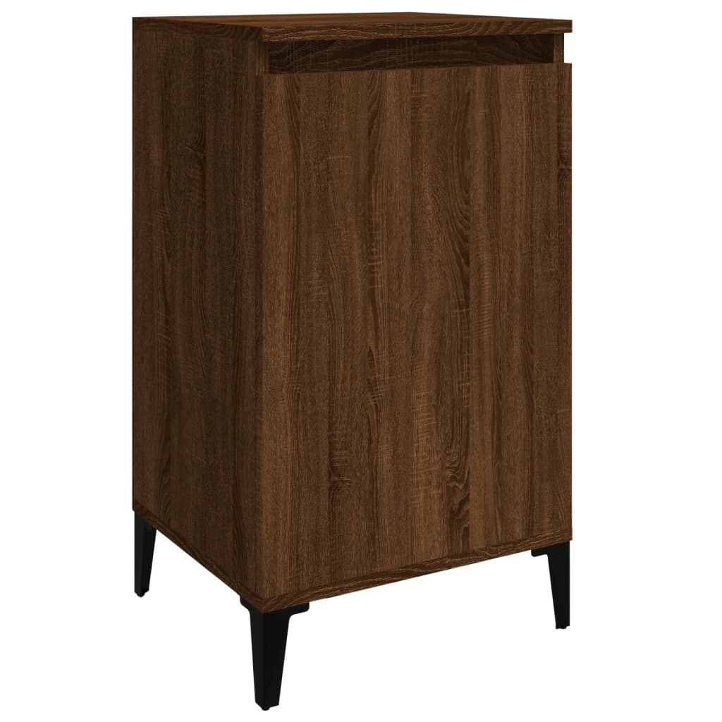 Brown Oak Bedside Cabinets 2 pcs, 40x35x70 cm, Engineered Wood