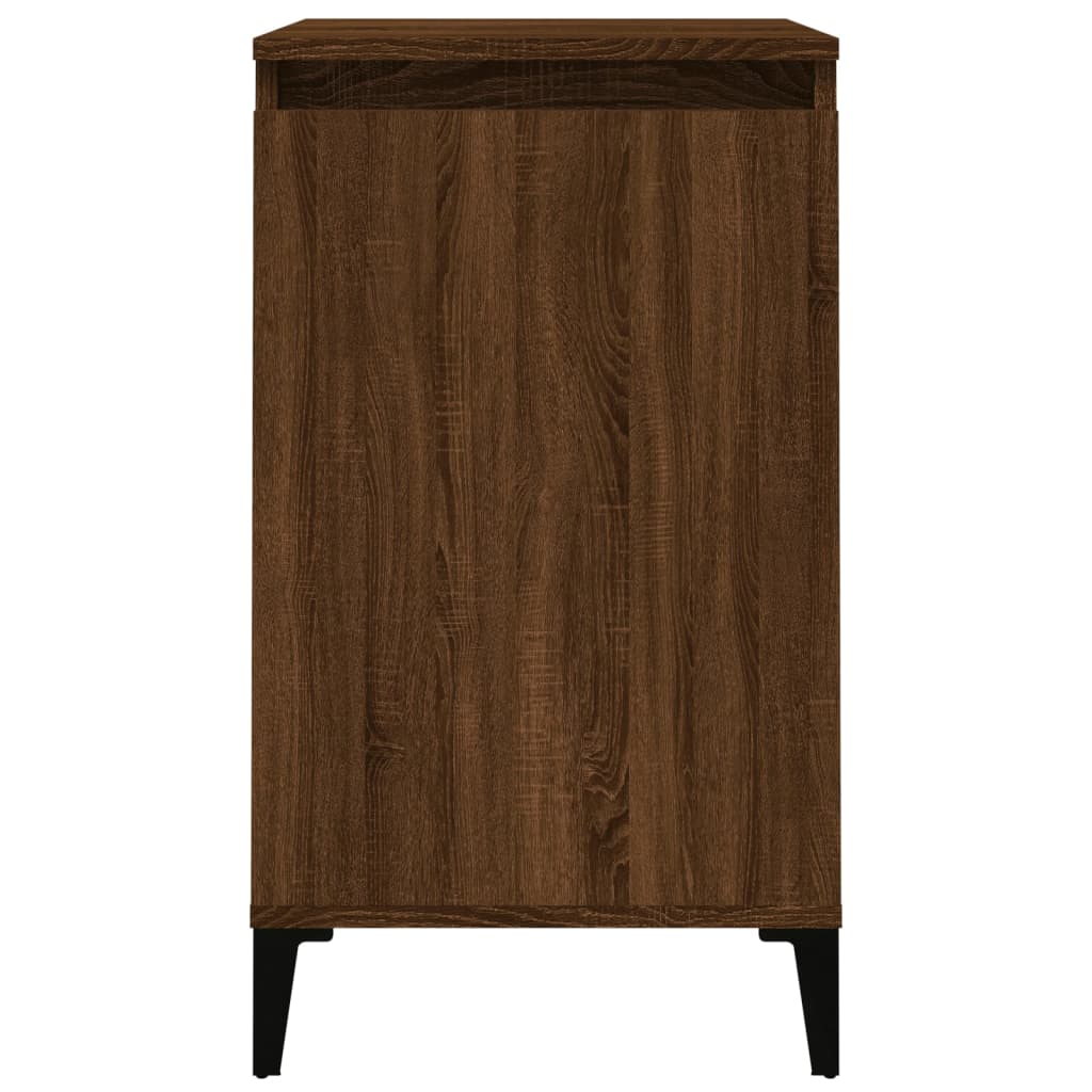 Brown Oak Bedside Cabinets 2 pcs, 40x35x70 cm, Engineered Wood