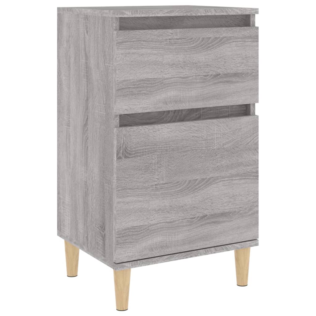Grey Sonoma Bedside Cabinet - 40x35x70 cm | Stylish & Functional