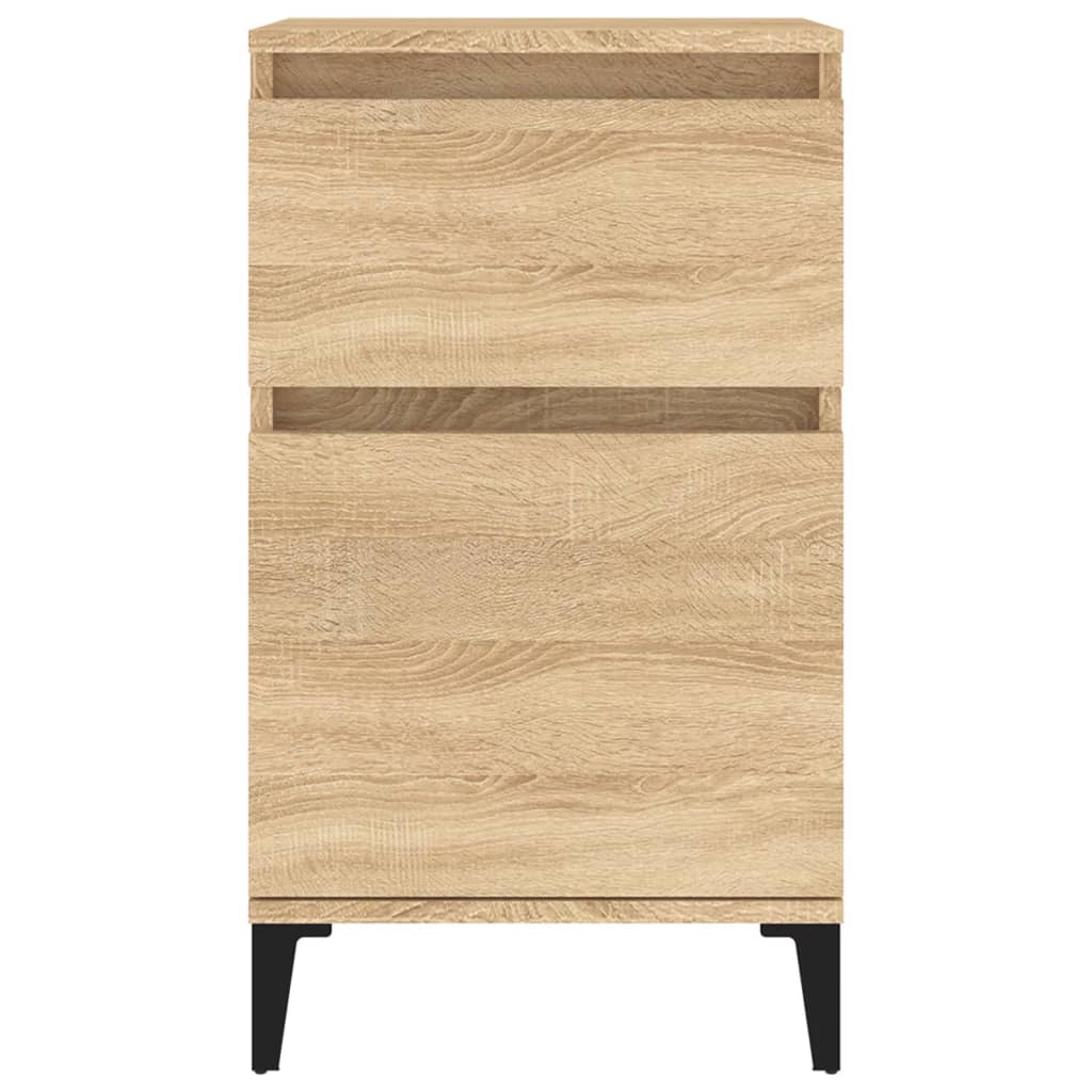 Sonoma Oak Bedside Cabinets 2 pcs - 40x35x70 cm Elegant Storage