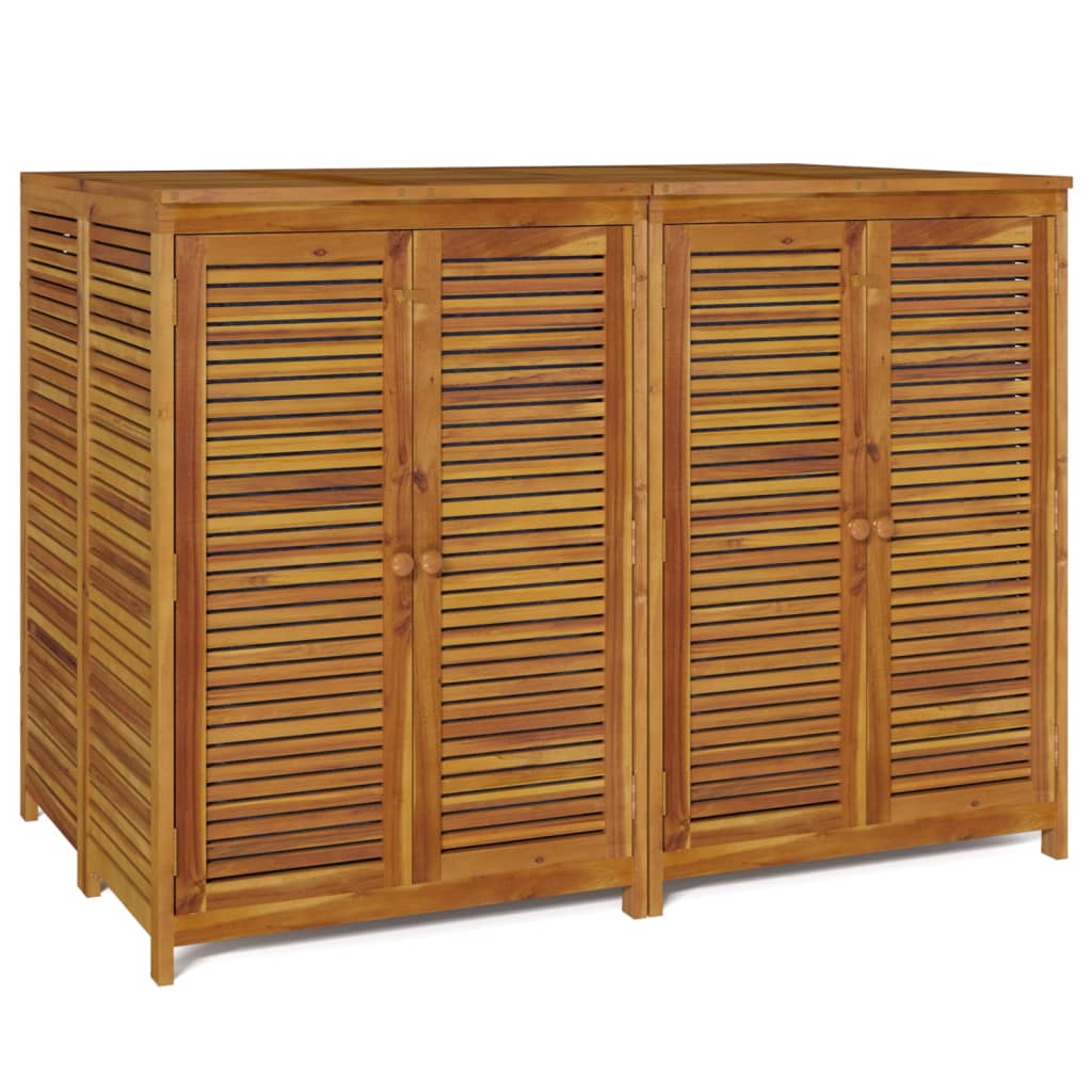 Acacia Wood Garden Storage Box 140x87x104 cm - Durable & Stylish
