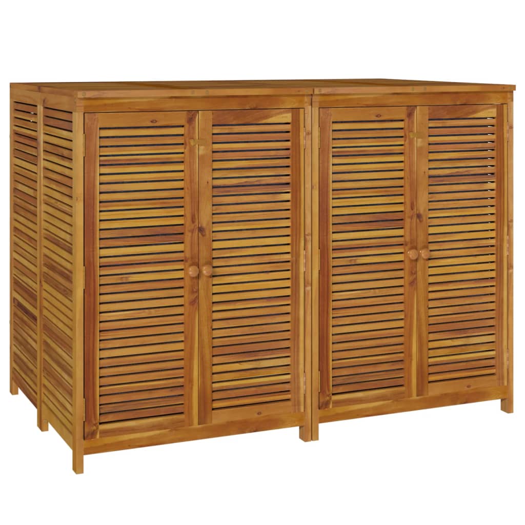 Acacia Wood Garden Storage Box 140x87x104 cm - Durable & Stylish