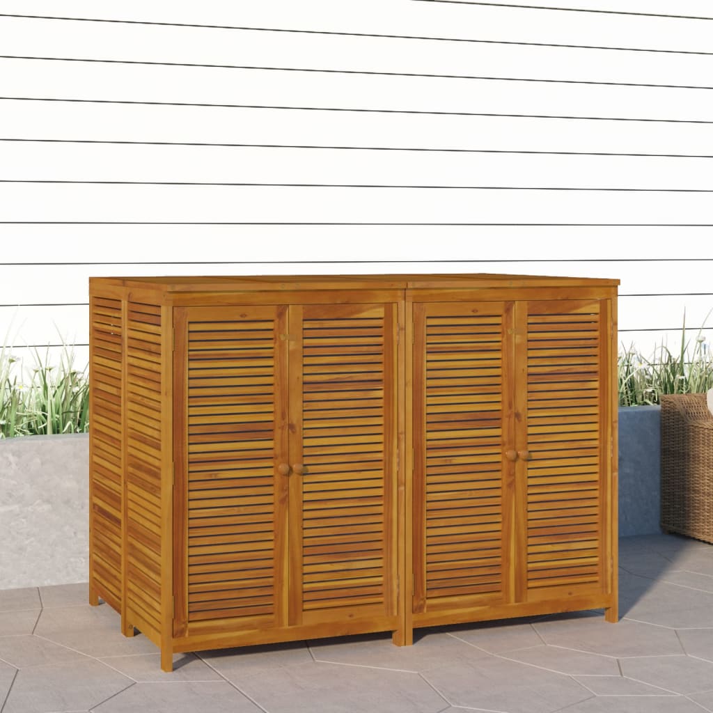Acacia Wood Garden Storage Box 140x87x104 cm - Durable & Stylish