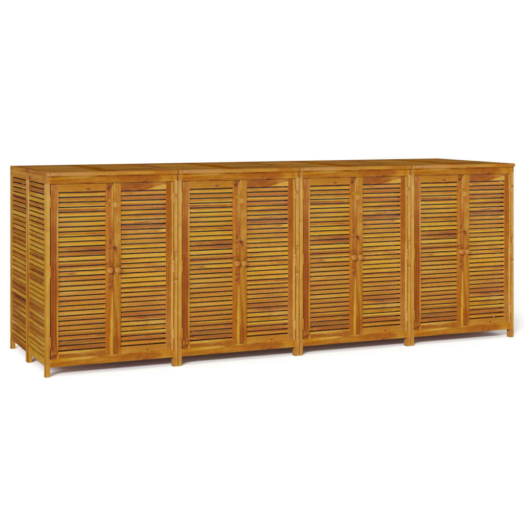 Acacia Solid Wood Garden Storage Box 280x87x104 cm