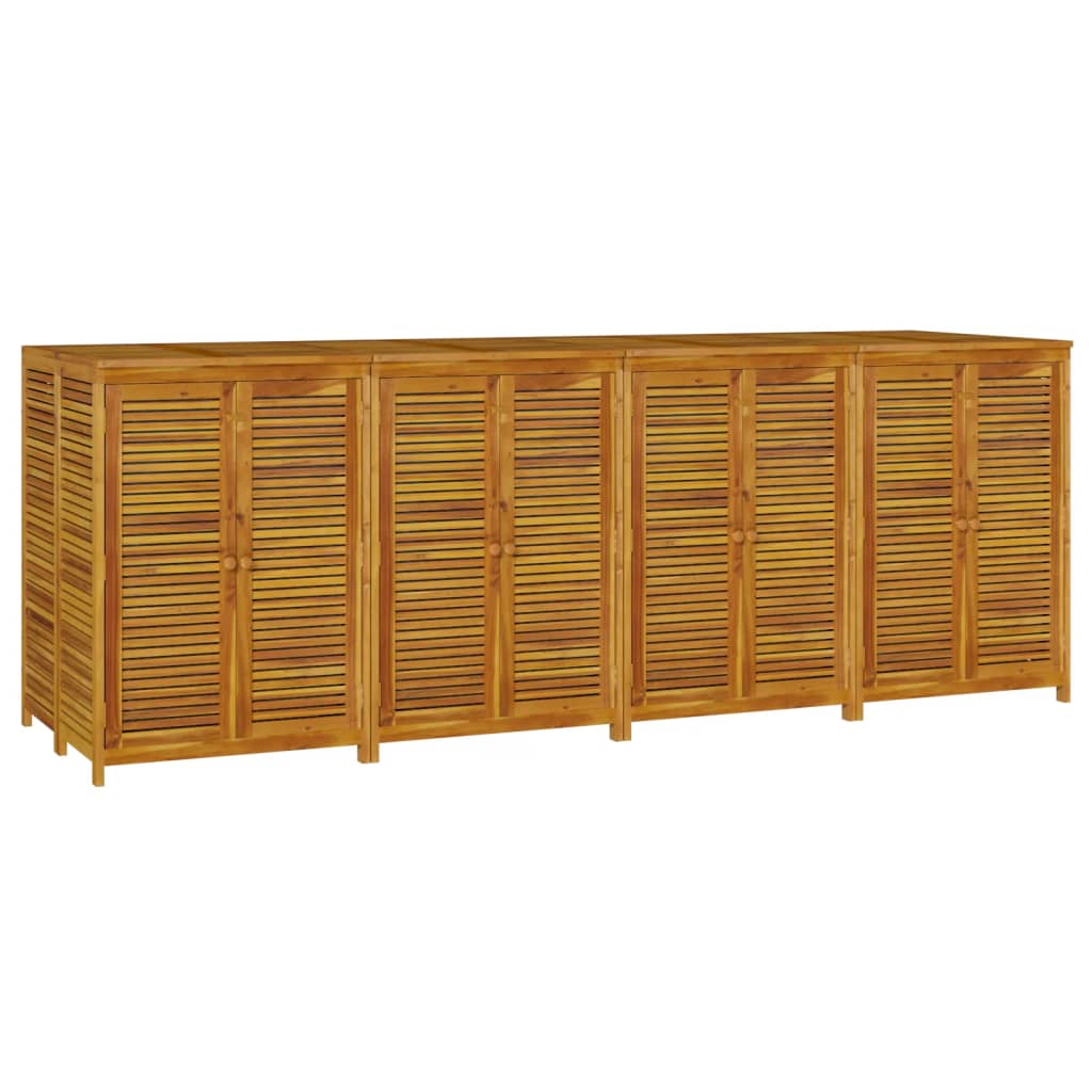 Acacia Solid Wood Garden Storage Box 280x87x104 cm