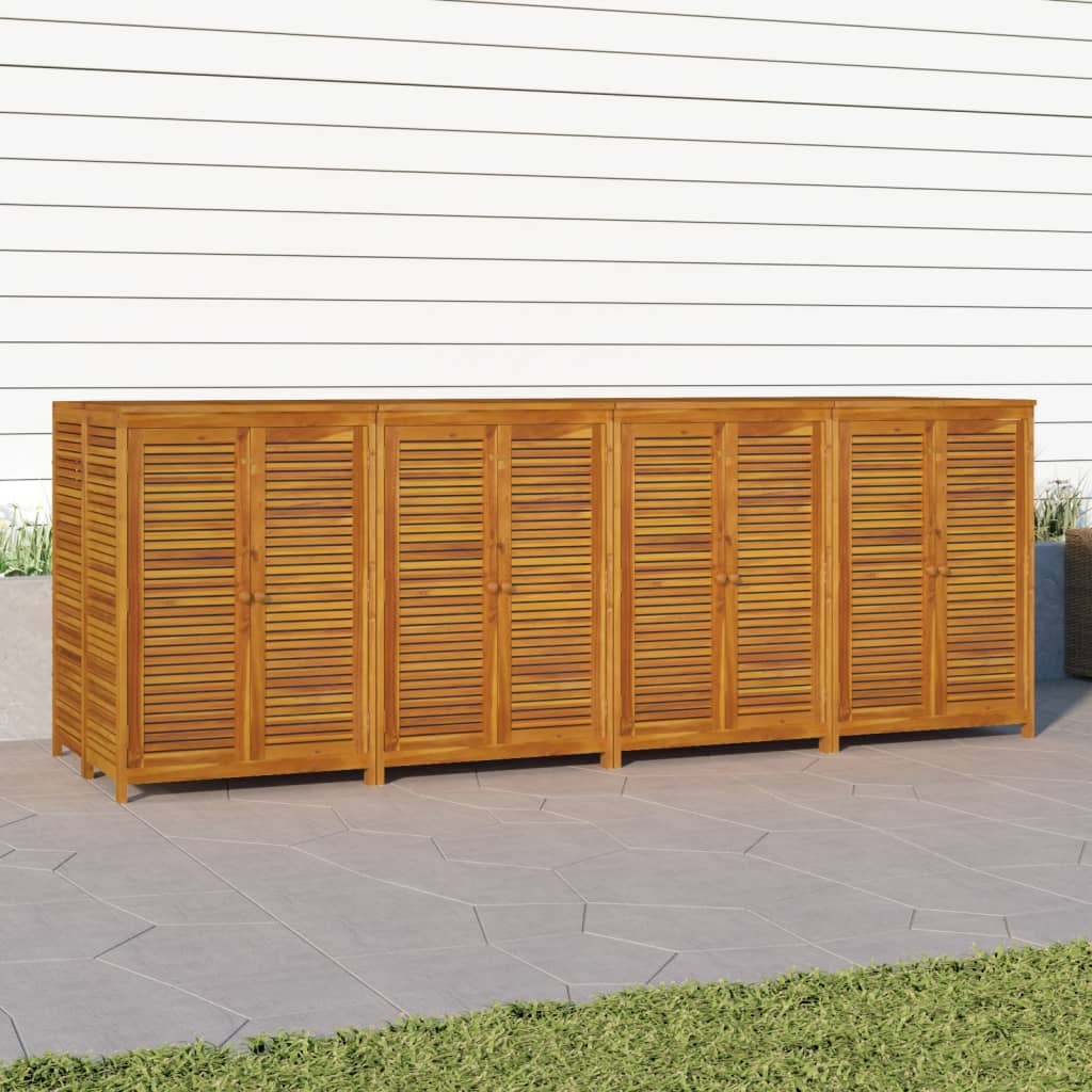 Acacia Solid Wood Garden Storage Box 280x87x104 cm