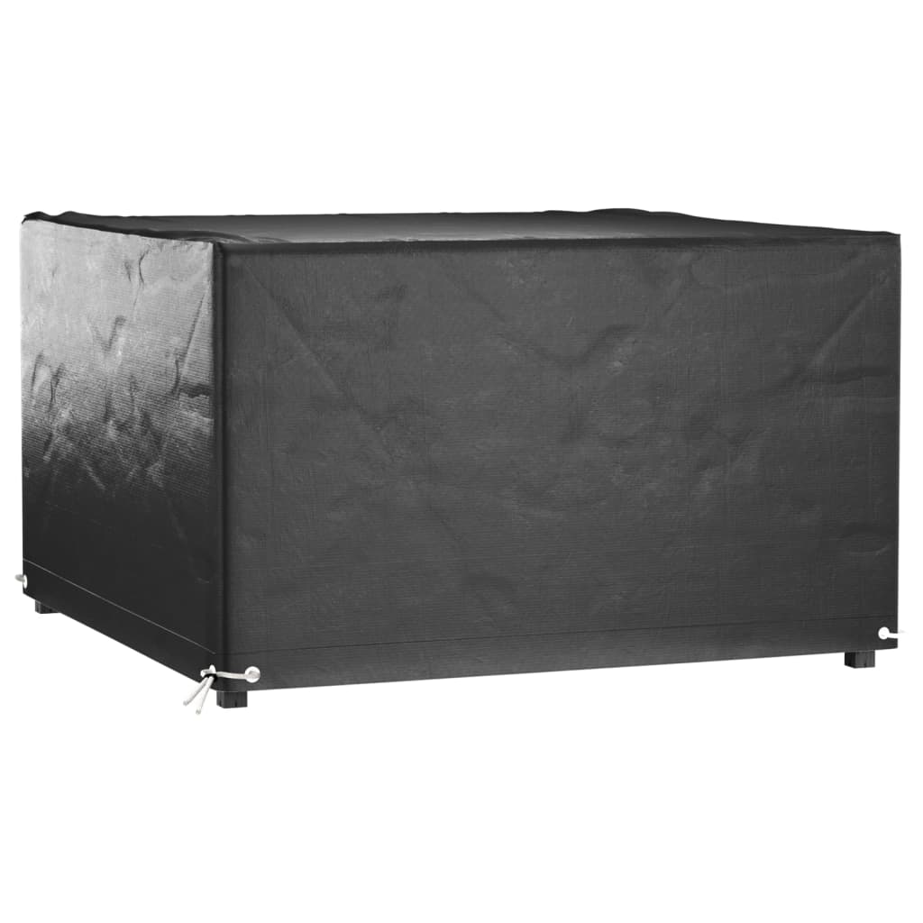 Waterproof Square Garden Furniture Covers, Beige 132x132x80 cm, 2 pcs