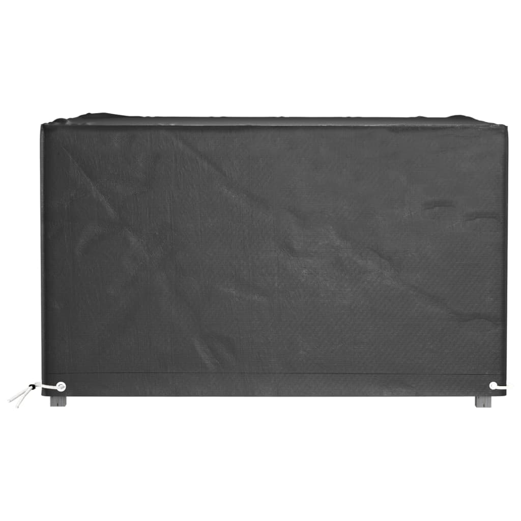 Waterproof Square Garden Furniture Covers, Beige 132x132x80 cm, 2 pcs