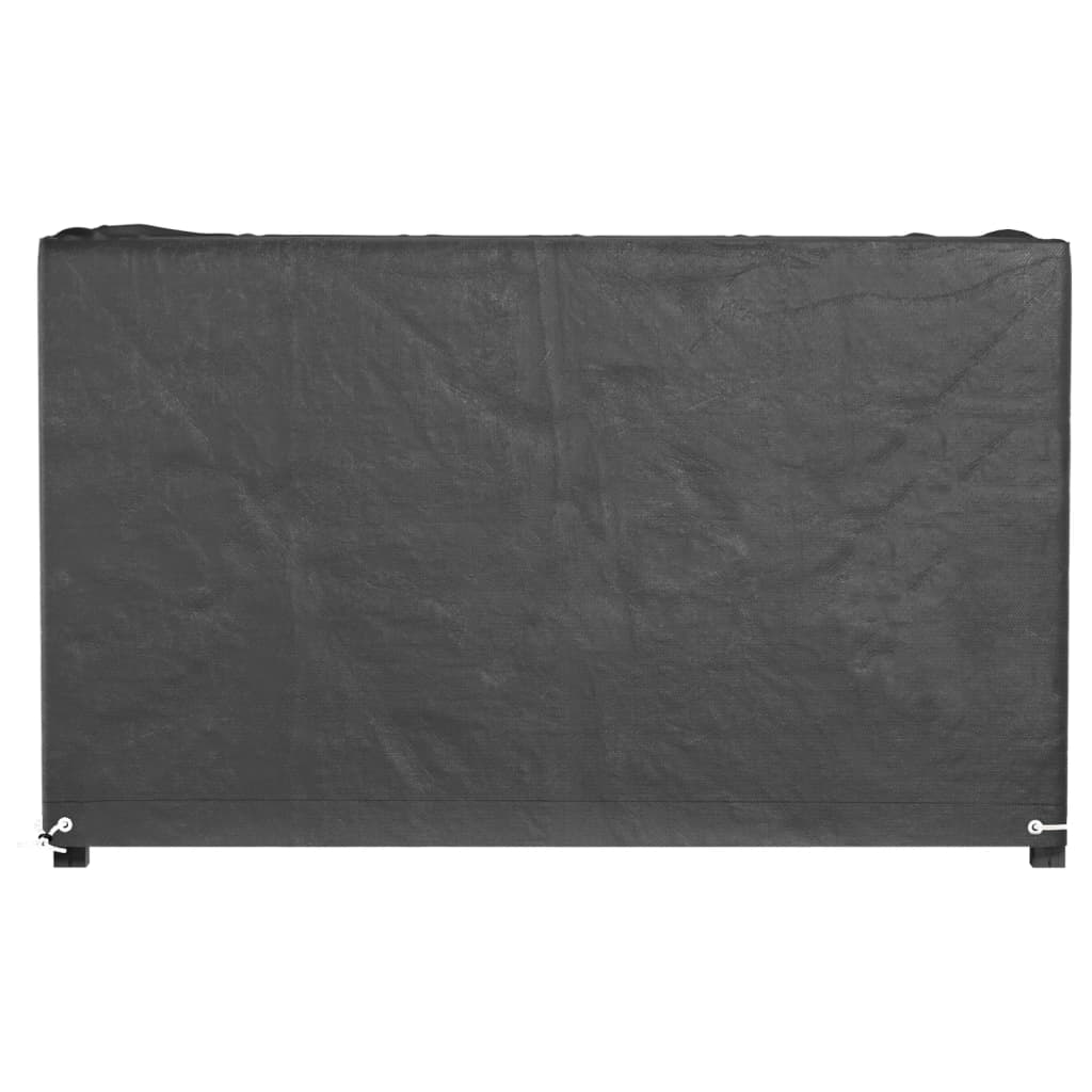 Waterproof 2-Piece Garden Furniture Covers - Gray, 160x120x75 cm