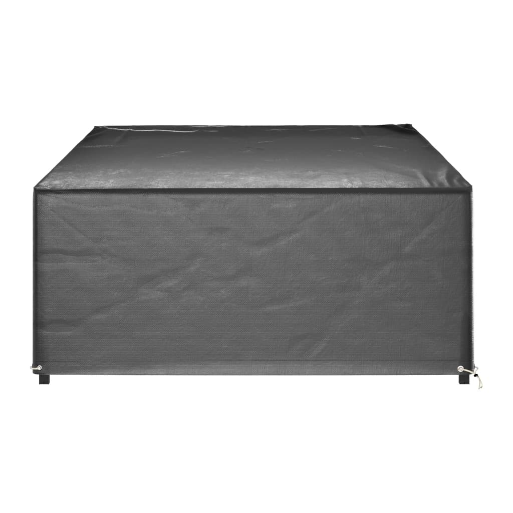 Durable Green Garden Furniture Covers 2pcs, 12 Eyelets, 315x180x75 cm