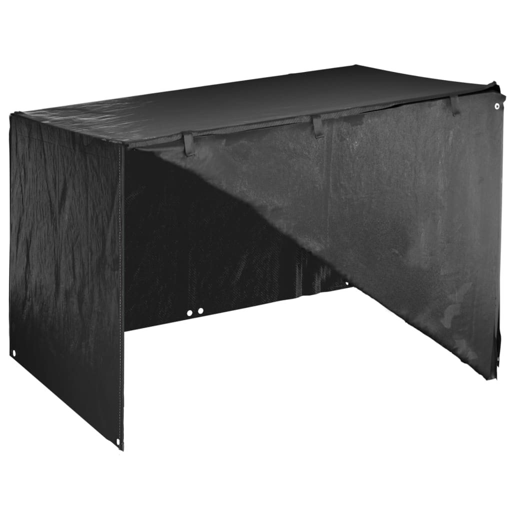 Durable Polyethylene Swing Bench Covers 2pcs - 12 Eyelets 215x150x130/150 cm