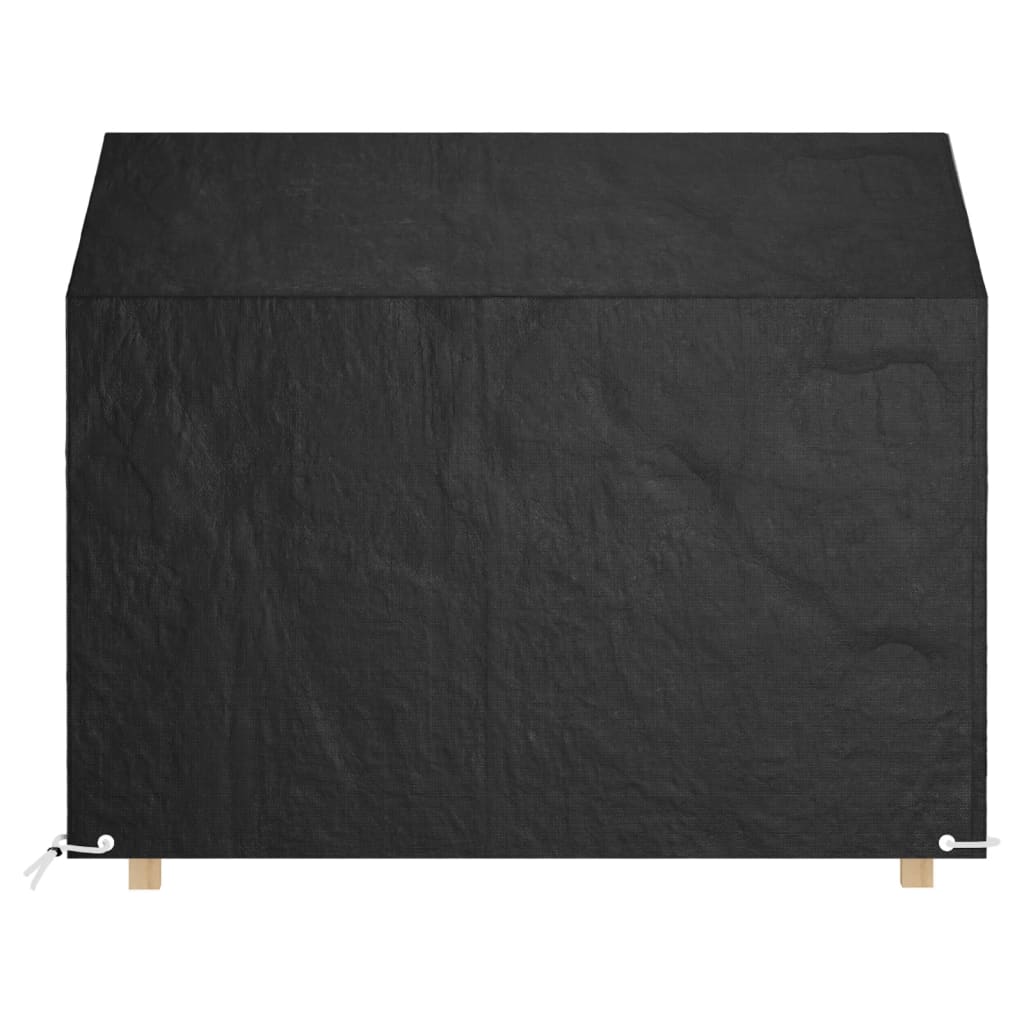 Two Garden Bench Covers - Polyethylene, 8 Eyelets, 160x70x70/88 cm