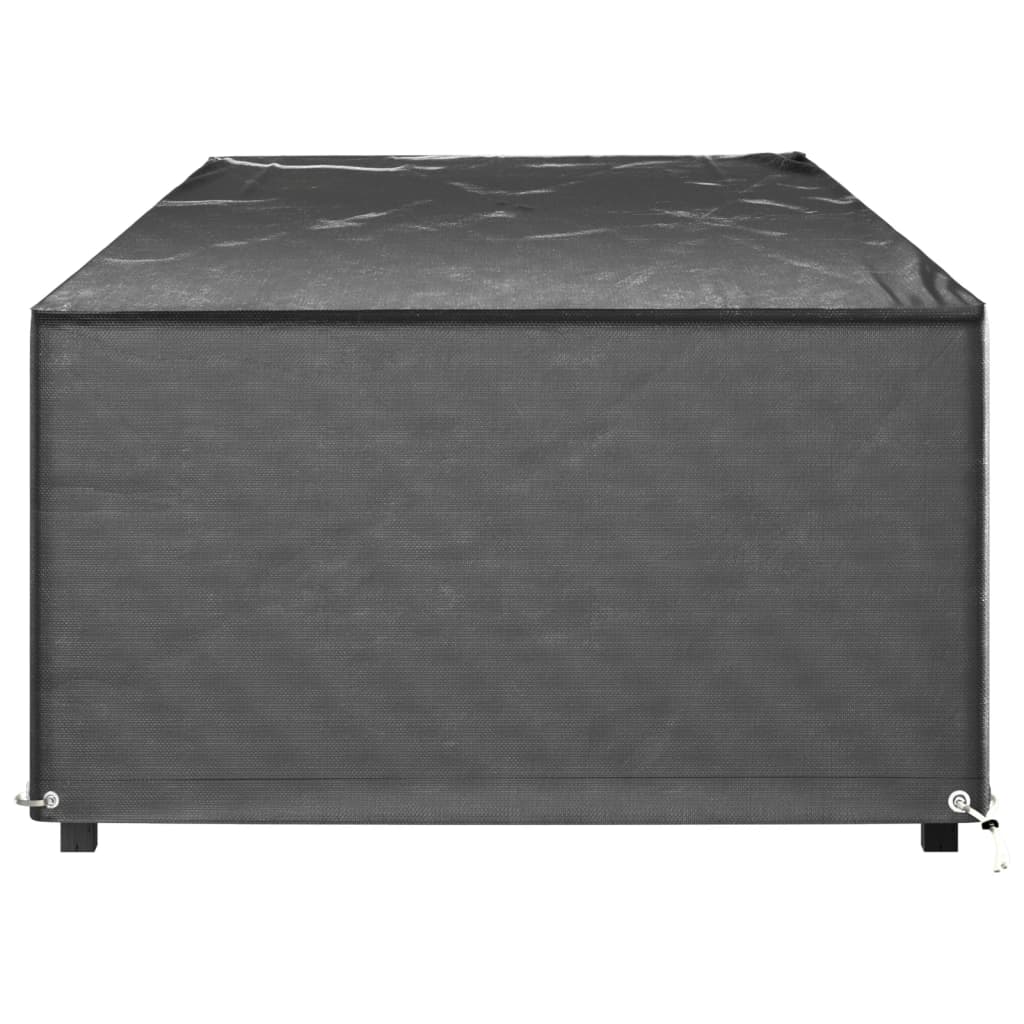 Sunlounger Covers 2 pcs, 12 Eyelets, Green Polyethylene, 205x75x40 cm