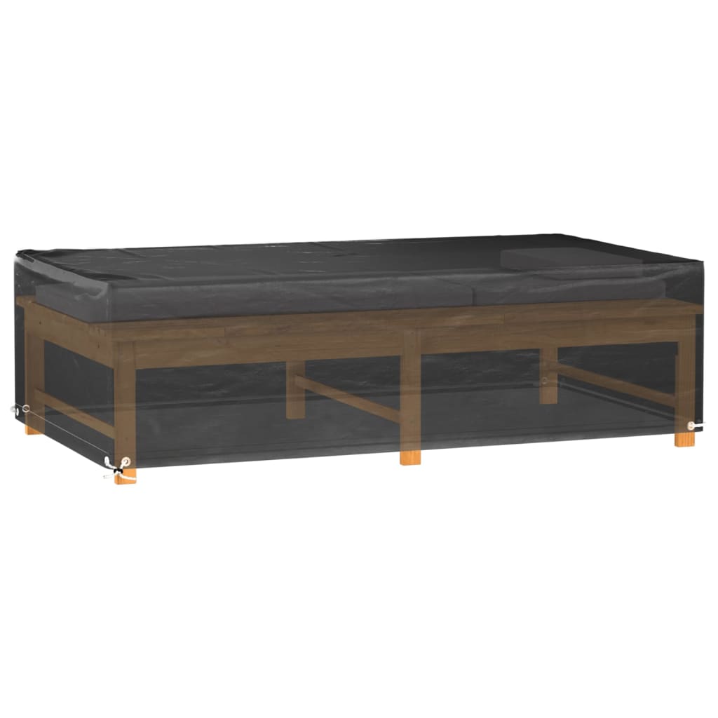 Durable Green Garden Furniture Cover 8 Eyelets 125x70x35 cm