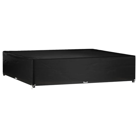 Durable Green Square Garden Furniture Cover, 240x240x55 cm, 16 Eyelets