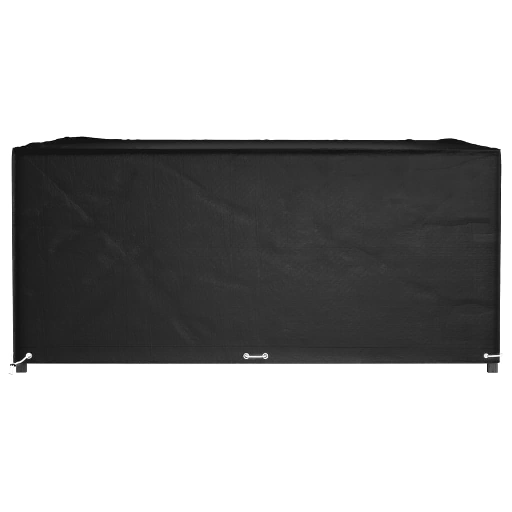 Waterproof Green Garden Furniture Cover, 16 Eyelets, 250x250x90 cm
