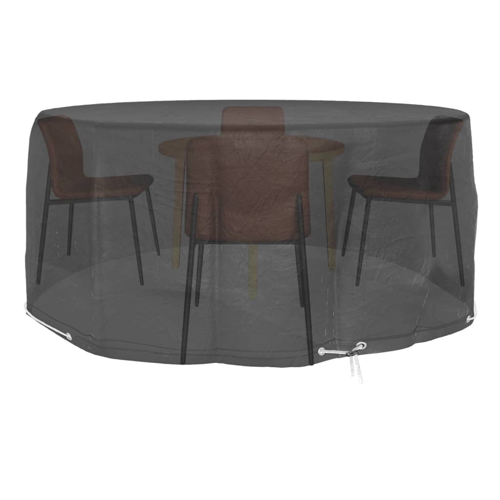 Durable Green Garden Furniture Cover, 10 Eyelets, Ø260x90 cm Round