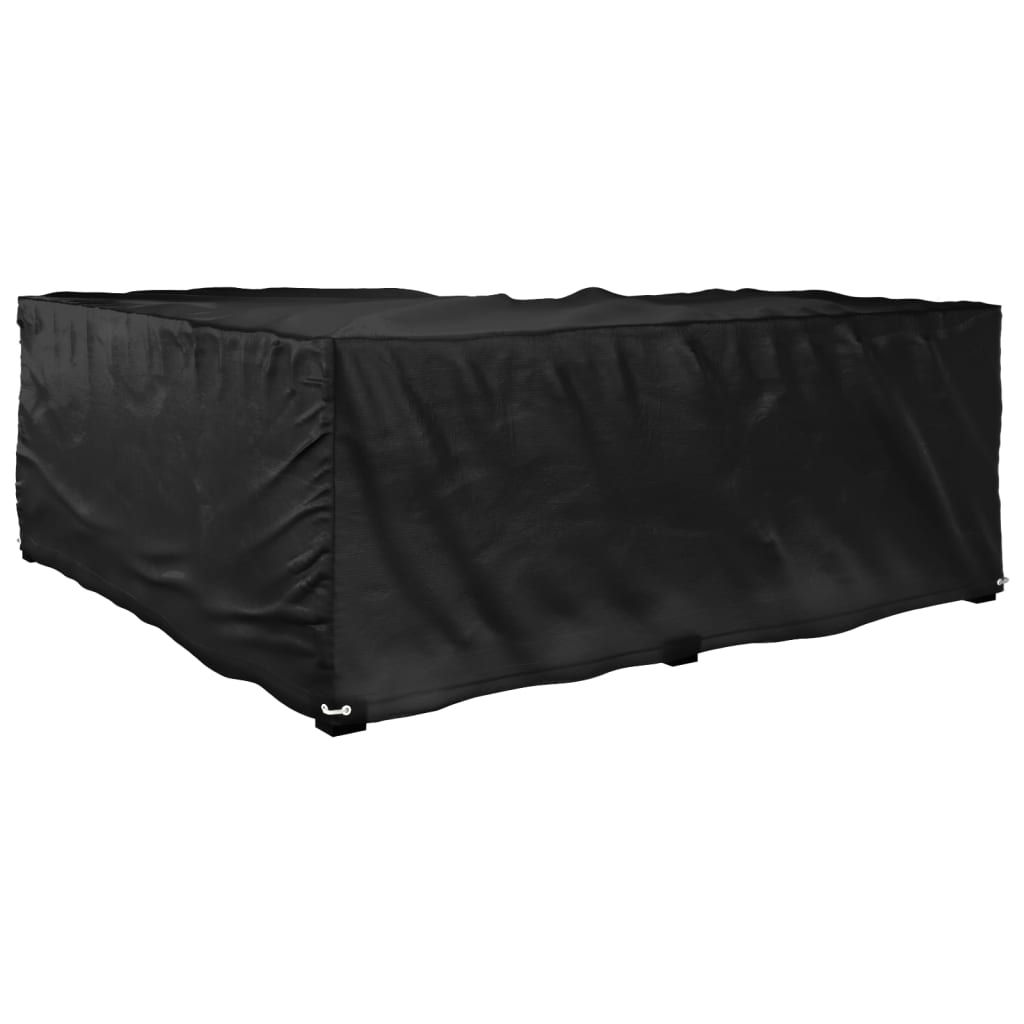 Durable L-Shaped Garden Furniture Cover, 12 Eyelets, 185x185x70 cm