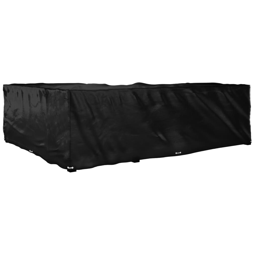 Weatherproof L-Shaped Garden Furniture Cover, 18 Eyelets, 285x220x80 cm
